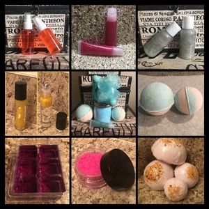 Lip Gloss, Lip Oil, Lip Scrub, Bath Bombs And More